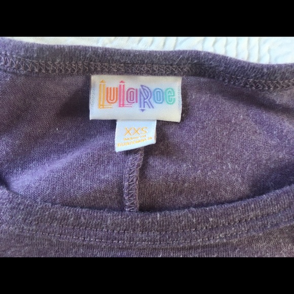 Purple Heathered LuLaRoe Carly Dress - Picture 2 of 3